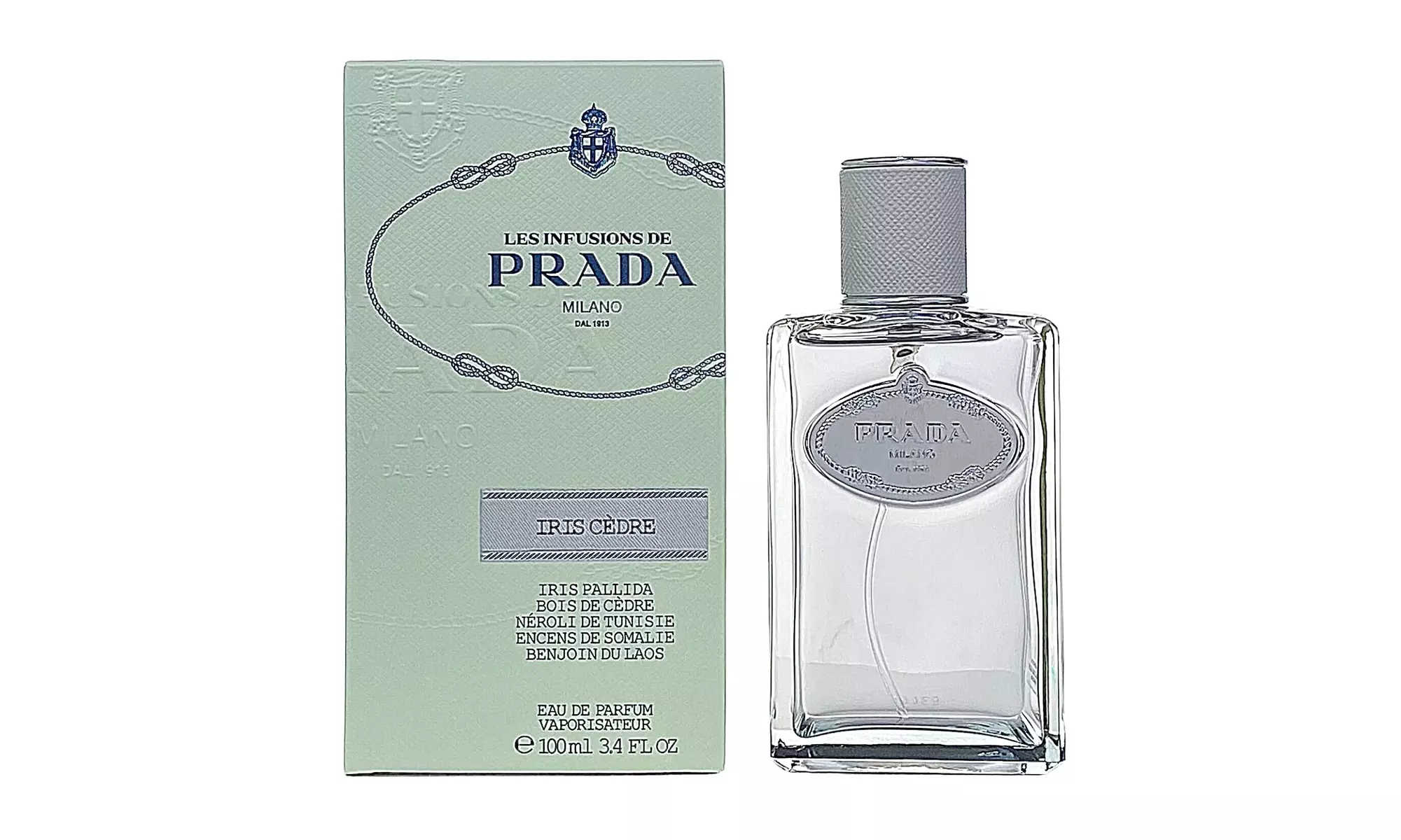 Prada Infusion De Iris Cedre Eau De Parfum Unisex 3.4 oz / 100 ml - Spray - Primary Image