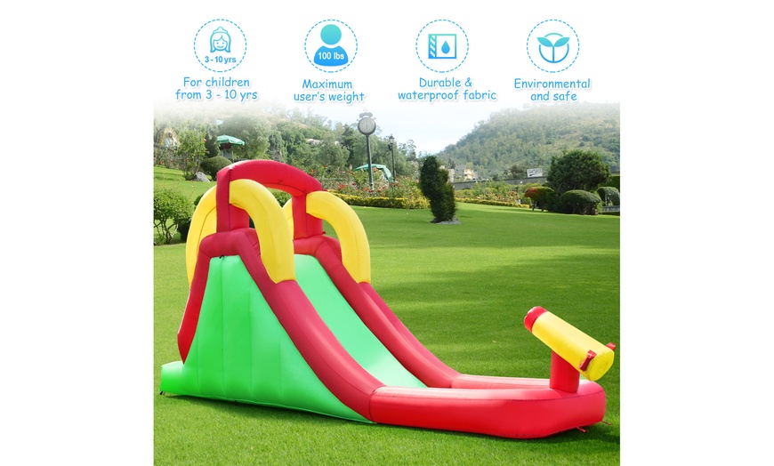 Inflatable Moonwalk Water Slide Bounce House Bouncer Kids Jumper Climb ...