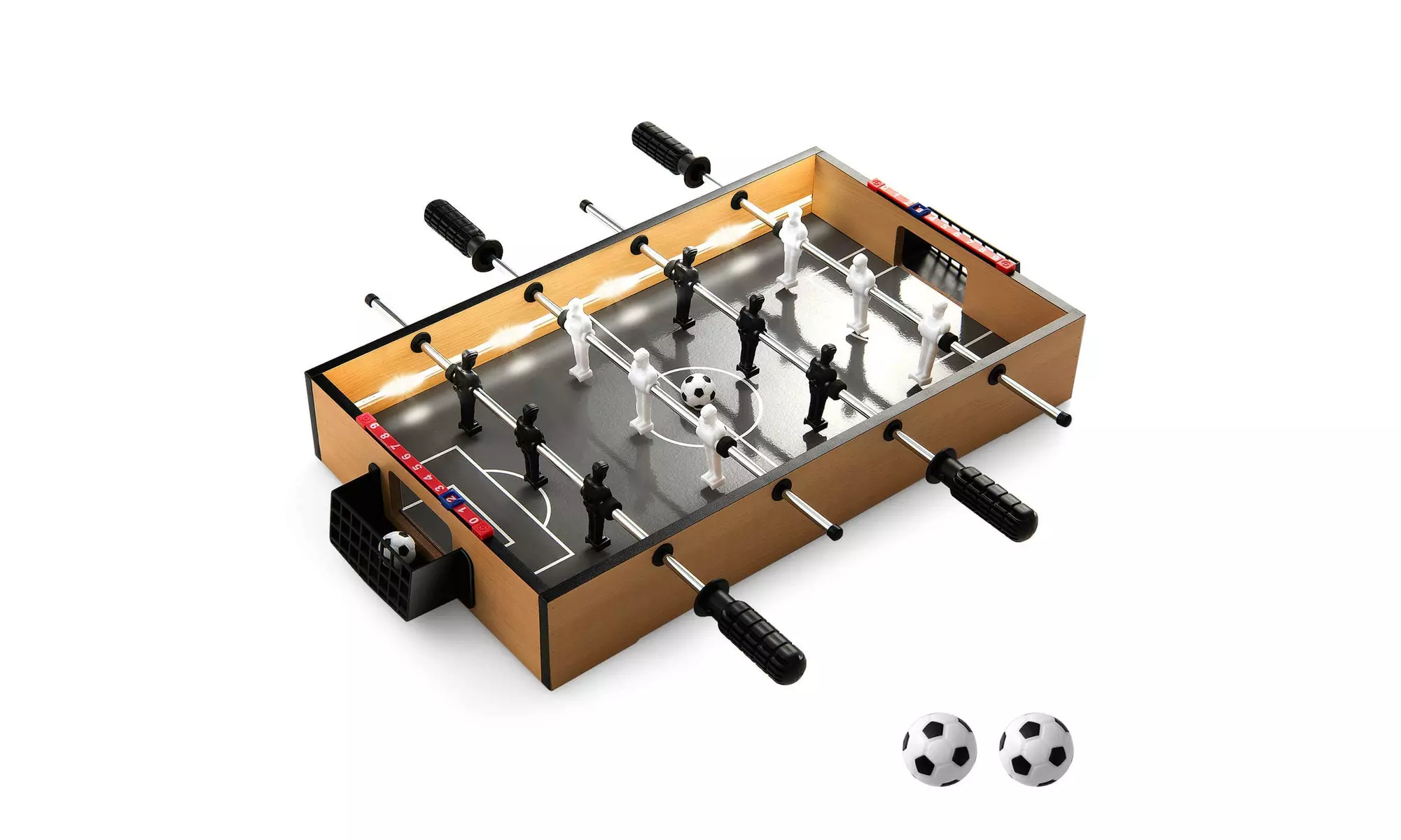 Costway Game Room Size Football Table with Non-slip Handle 2 Footballs
