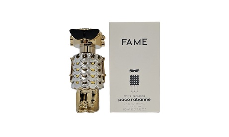 Used Paco Rabanne Fame Eau De Parfum For Women's2.7 Fl. Oz. (tester) Women Spray Fresh Tester Eau De Parfum