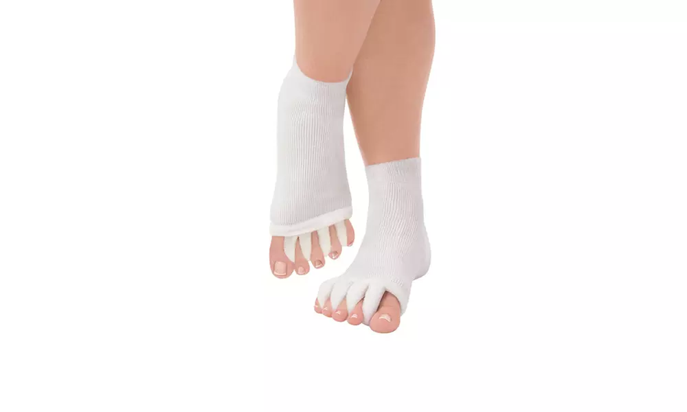 Massaging Toe Separator Socks - Primary Image