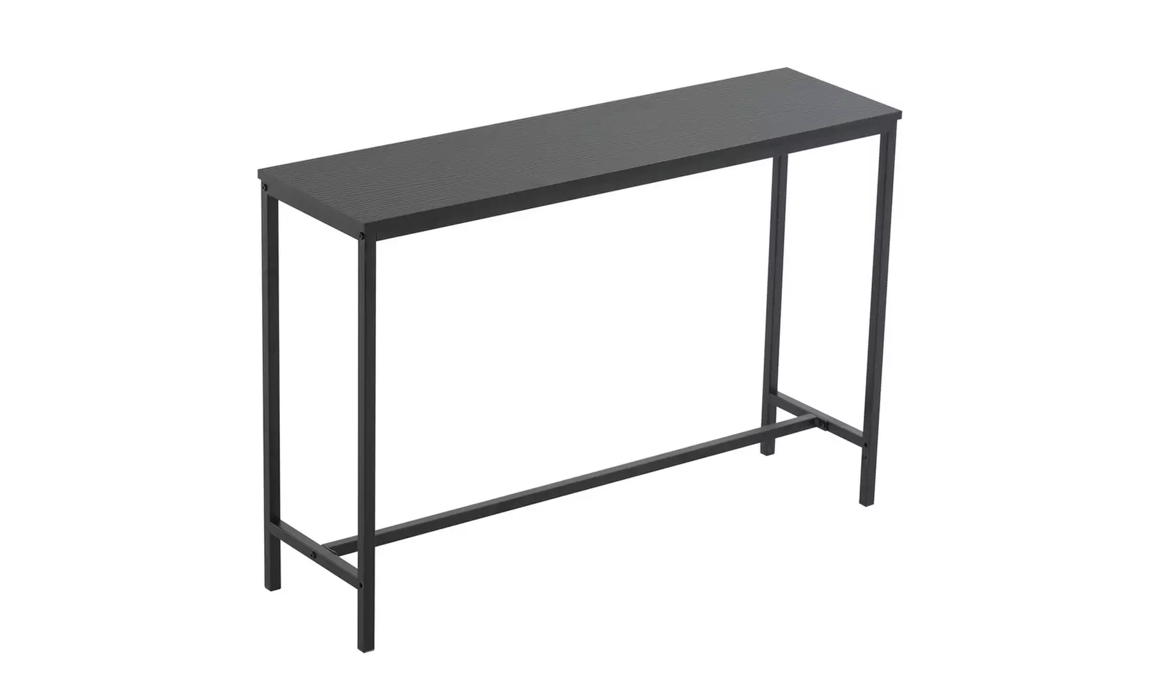 Industrial Style Porch Table Single Layer Black Oak Triamine Board - Primary Image