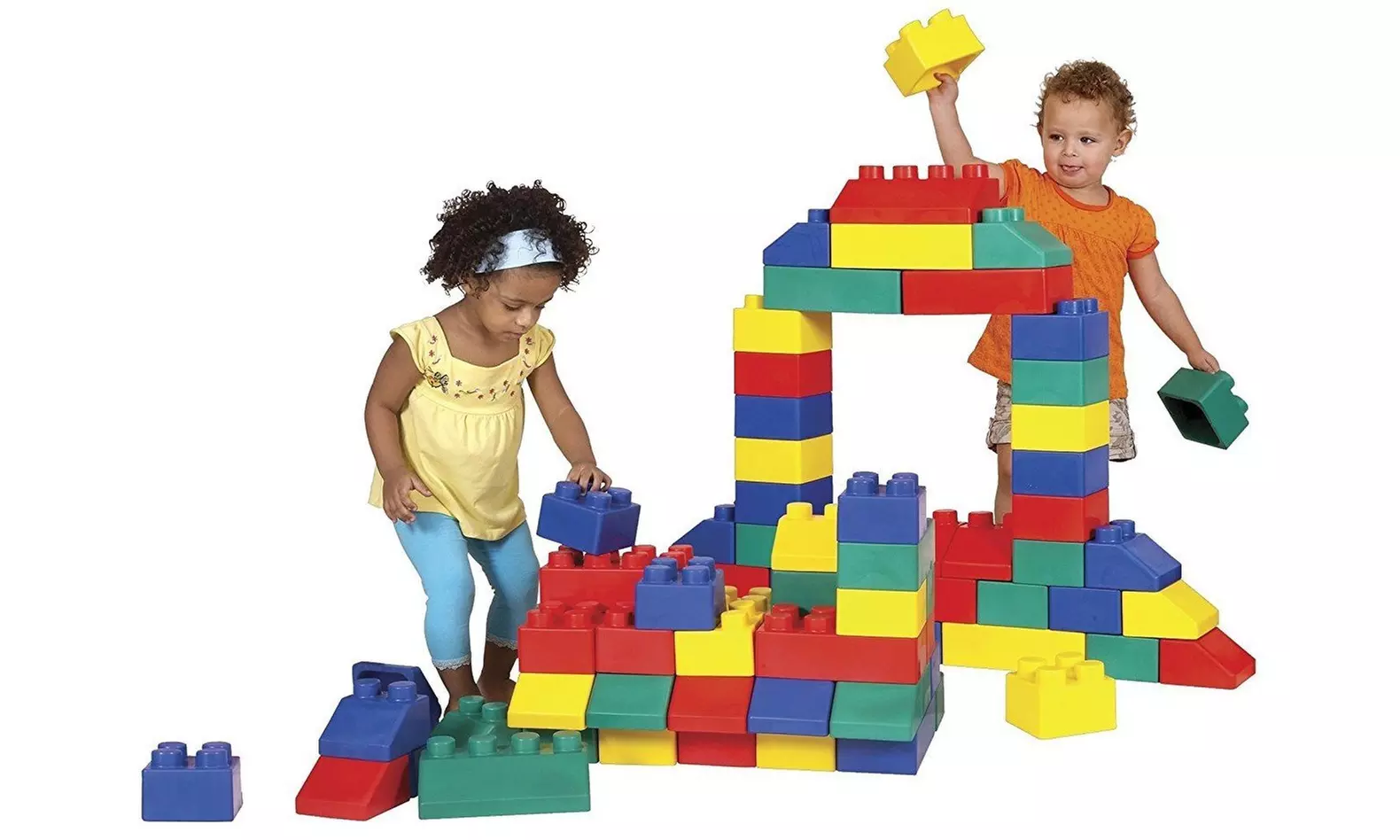 Edushape 806050 Edu Blocks - Set Of 50 - Primary Image