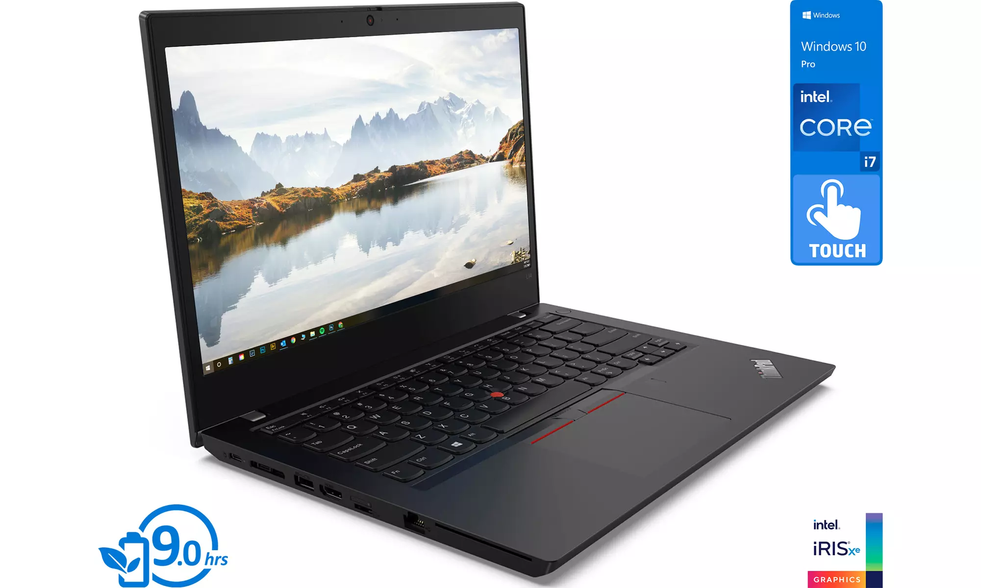 Lenovo ThinkPad L14, 14" FHD Touch, i7-1165G7, 16GB RAM, 1TB SSD, Windows 10 Pro - Primary Image