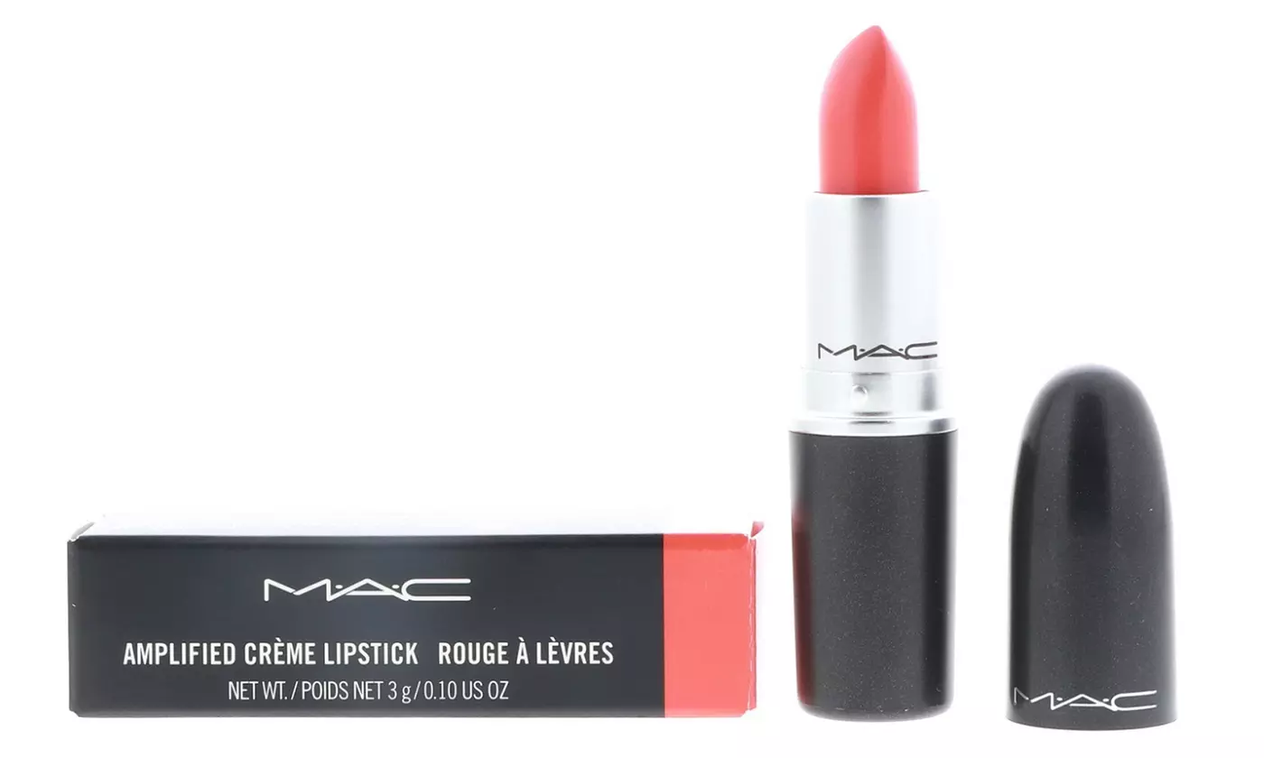 MAC Amplified Creme Lipstick, Morange 0.10 oz - Primary Image