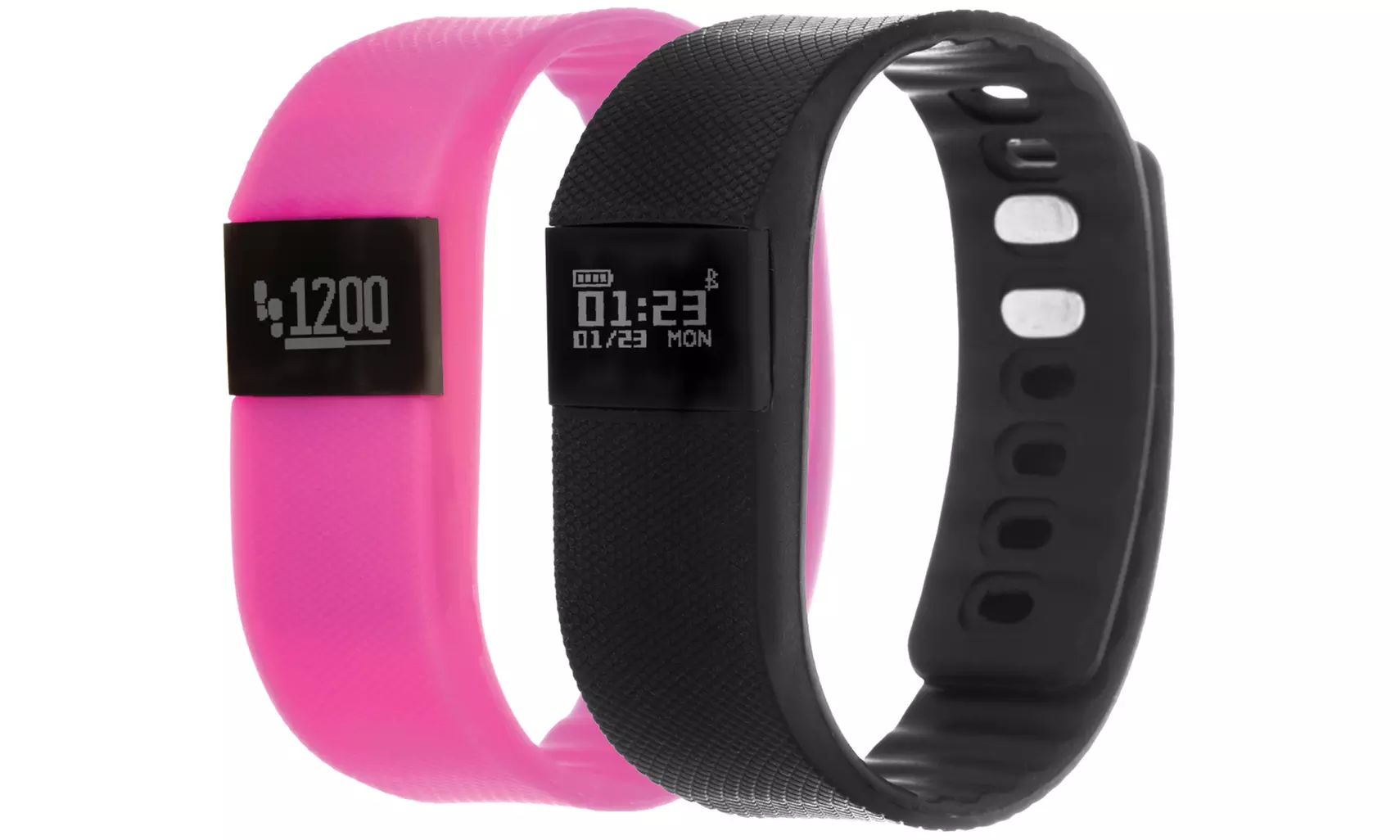2 -Pack Health & Fitness Bluetooth Activity Tracker Watches 2020 Updated - Second Medium