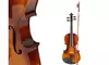 New Full Size 4/4 Natural Acoustic Violin Fiddle & Case Bow