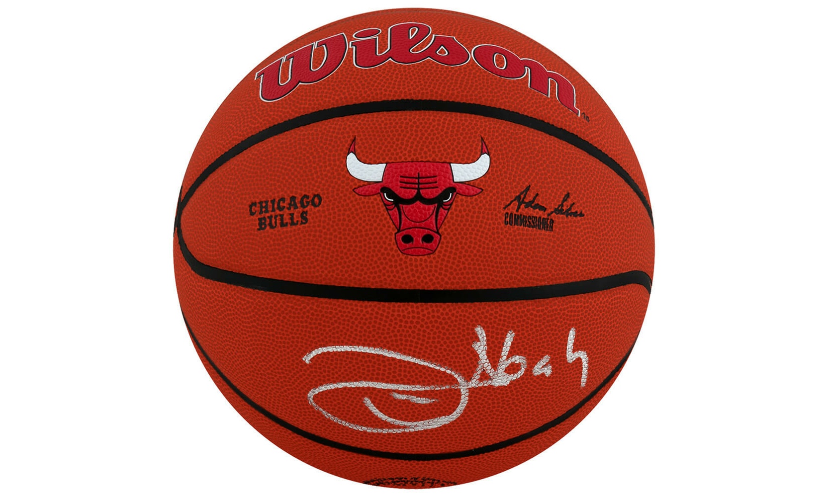 Joakim Noah Signed Wilson Chicago Bulls Logo NBA Basketball