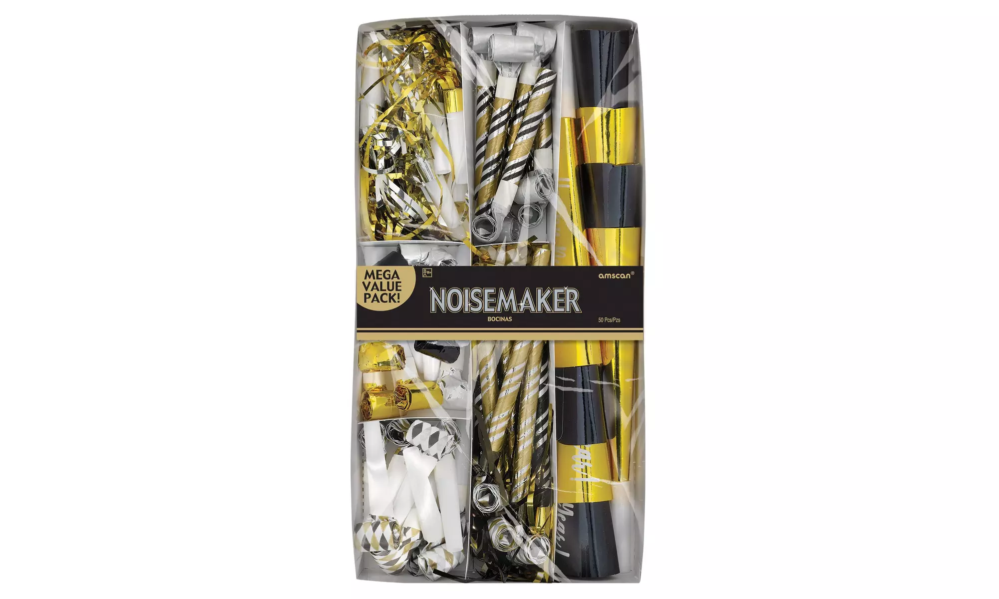 New Year's Horns and Blowouts Mega Value Pack - Primary Image