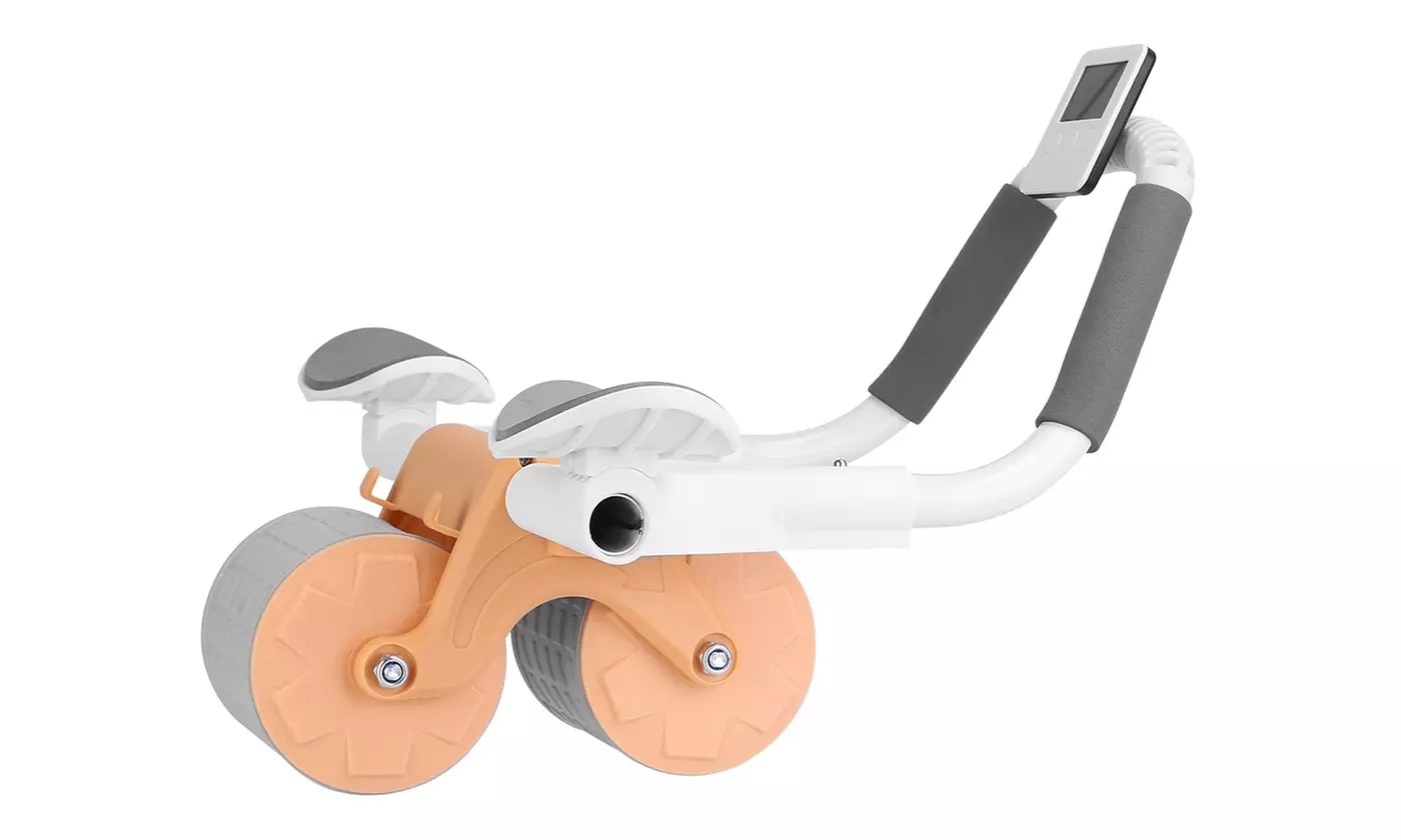 iMounTEK Ab Roller Wheel with Timer & Knee Mat Automatic Rebound Abdominal Wheel