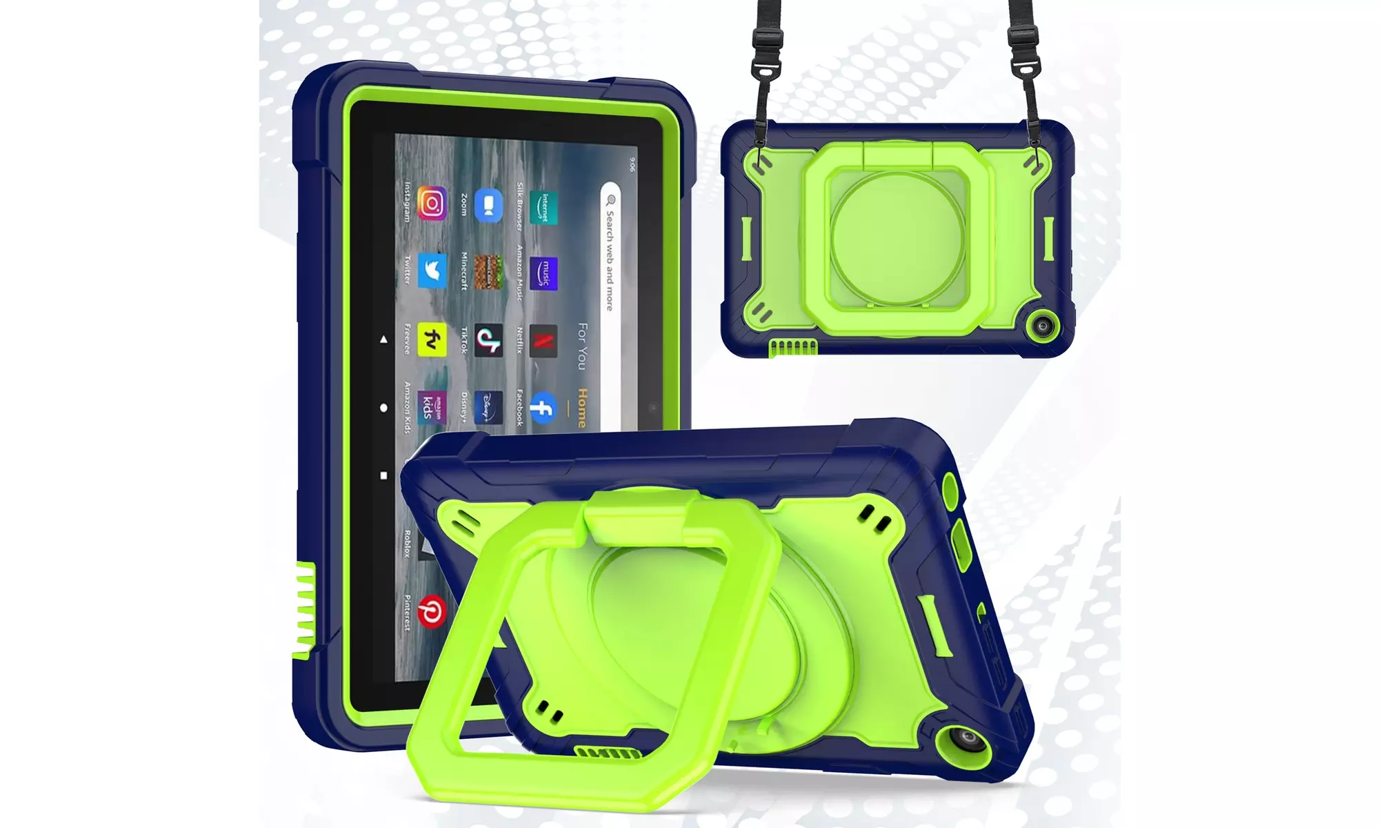 Amazon Kindle Fire 7 Tablet Case 2022 12th Generation Carrying Shoulder Strap - Primary Image