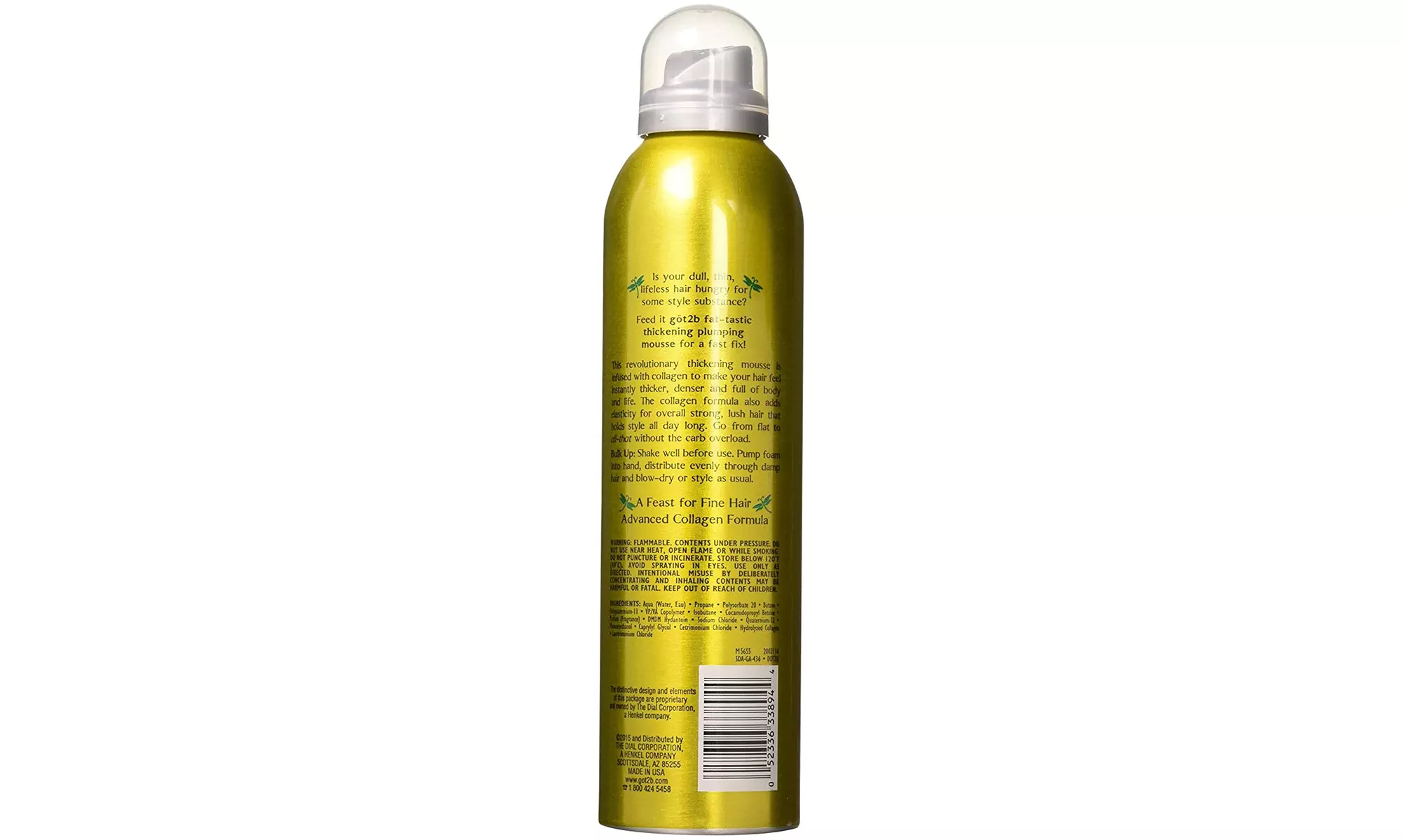 New Advanced got2b fat-tastic Instant Collagen Infusion Mousse 8.50 oz - Second Medium