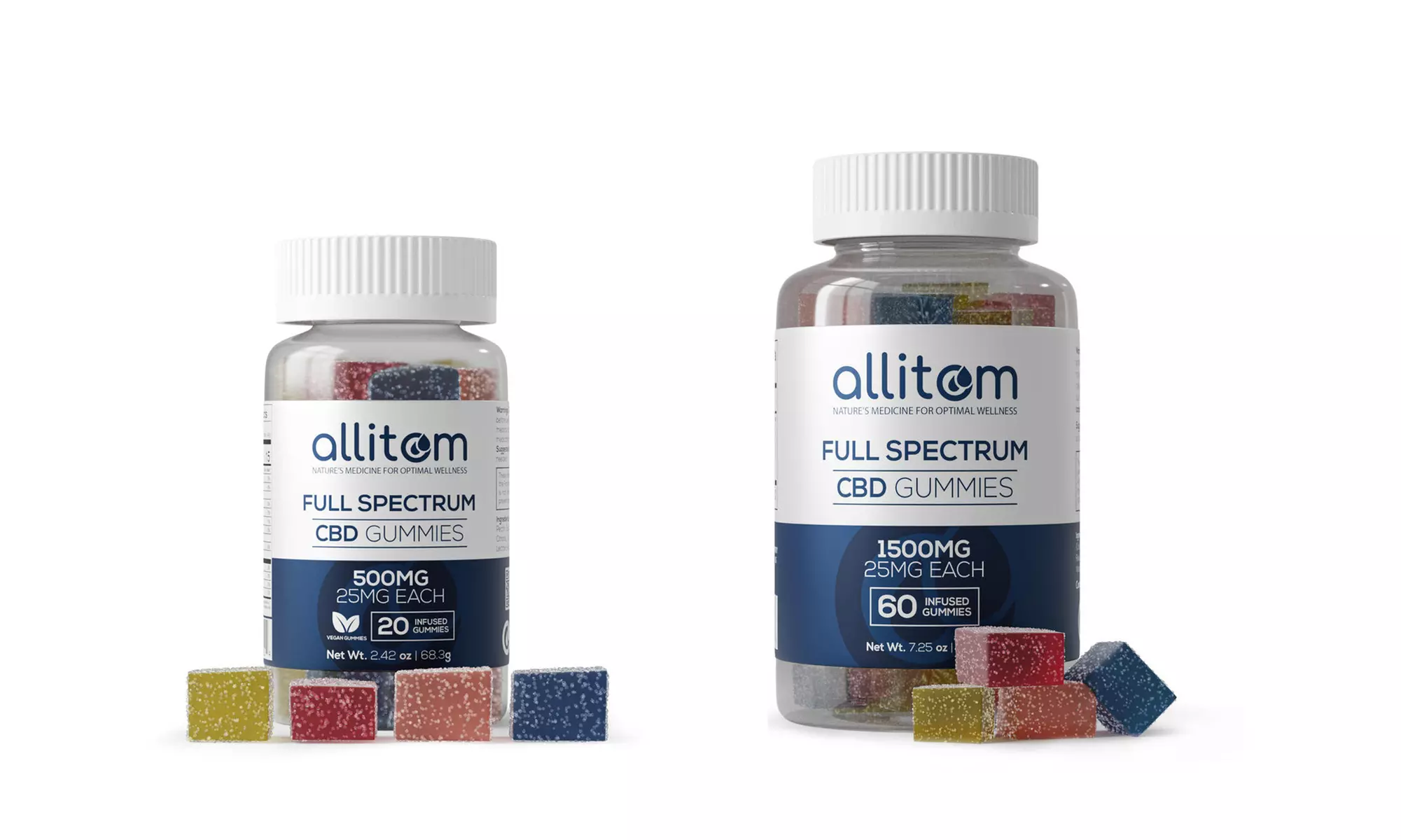 allitom Full Spectrum Infused CBD Gummies 500mg - Primary Image