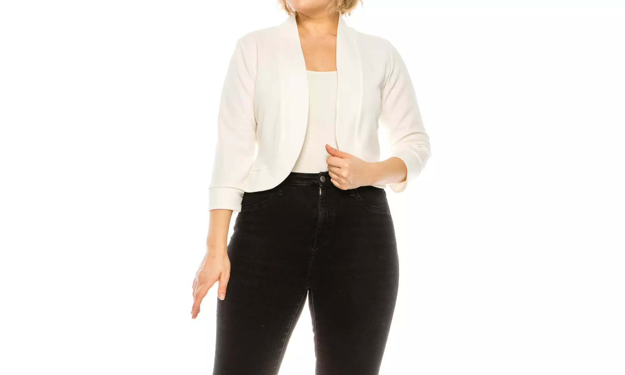 Women's Casual Plus Size Blazer Jacket