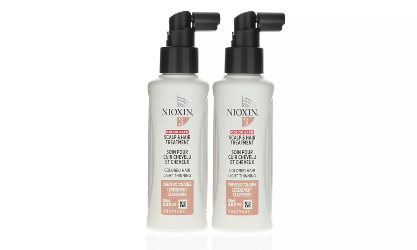 Nioxin Cleanser 10.1oz, Conditioner 10.1oz, Treatment 3.38oz (Single, Duo, Pack)