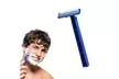 50 Pack Disposable Razors Shaving Razor, Twin Blade - Second Medium