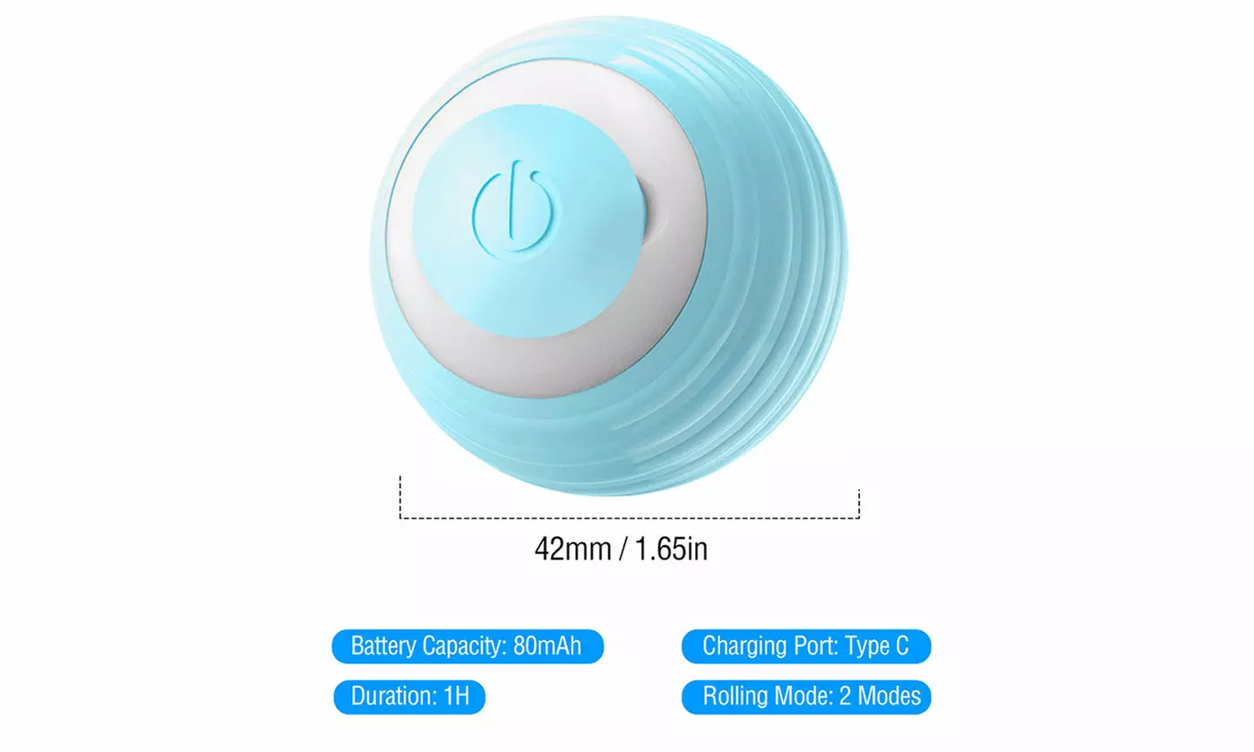 Smart Cat Ball Toys Automatic Rolling Ball Electric Cat Toy Interactive Cat Dog
