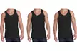Men's 100% Cotton Tank Top (3-Pack) - Second Medium
