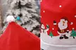 4-Pack Santa Red Hat Chair Covers Sets for Christmas Holiday Dinner Party Decor - Second Medium