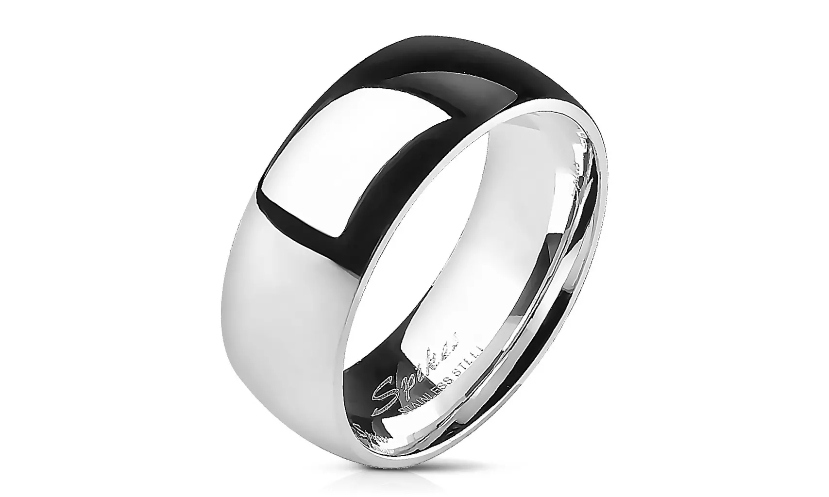 316L Stainless Steel Comfort Fit Band Rings - Primary Image