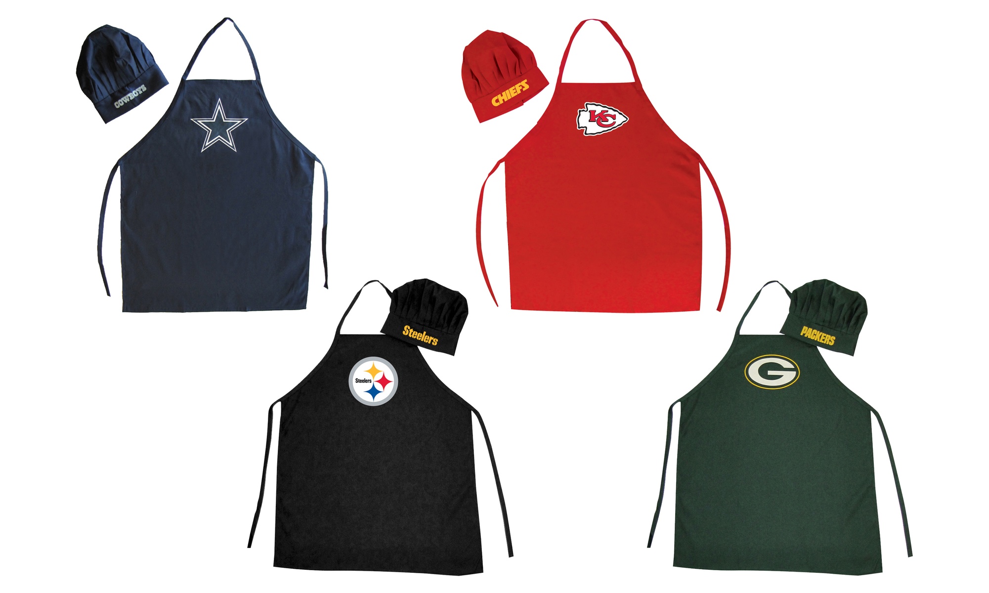 PSG NFL Cooking Apron and Chef Hat Set (2-Piece)
