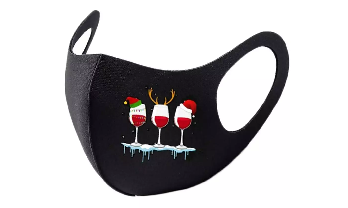 Reusable Colorful Fabric Face Turban Stylish  Neutral Washable Mask(8 Pack) - Second Medium