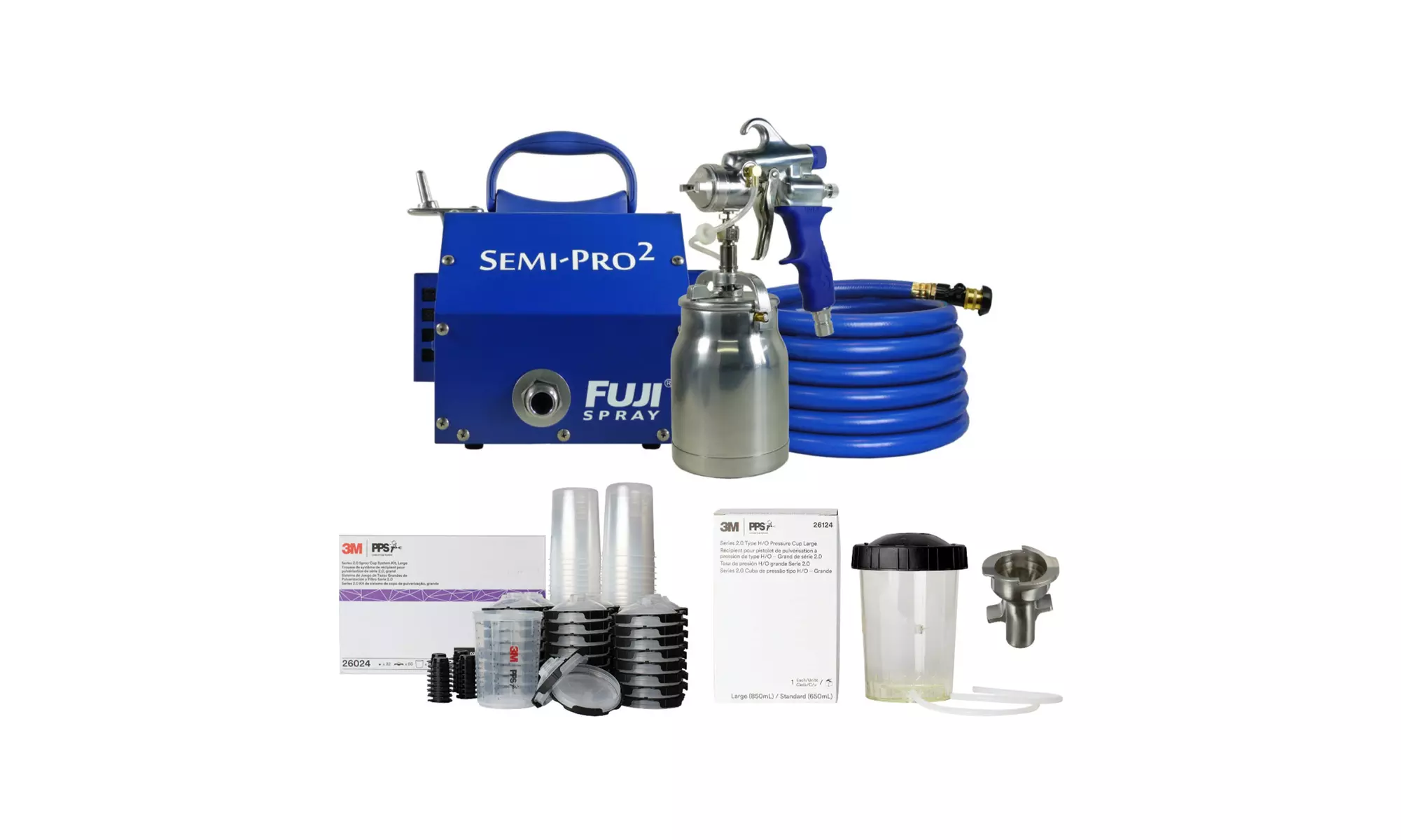 Fuji Spray Semi-PRO 2 HVLP Spray System and 3M PPS (Large) 2.0 Bundle - Primary Image
