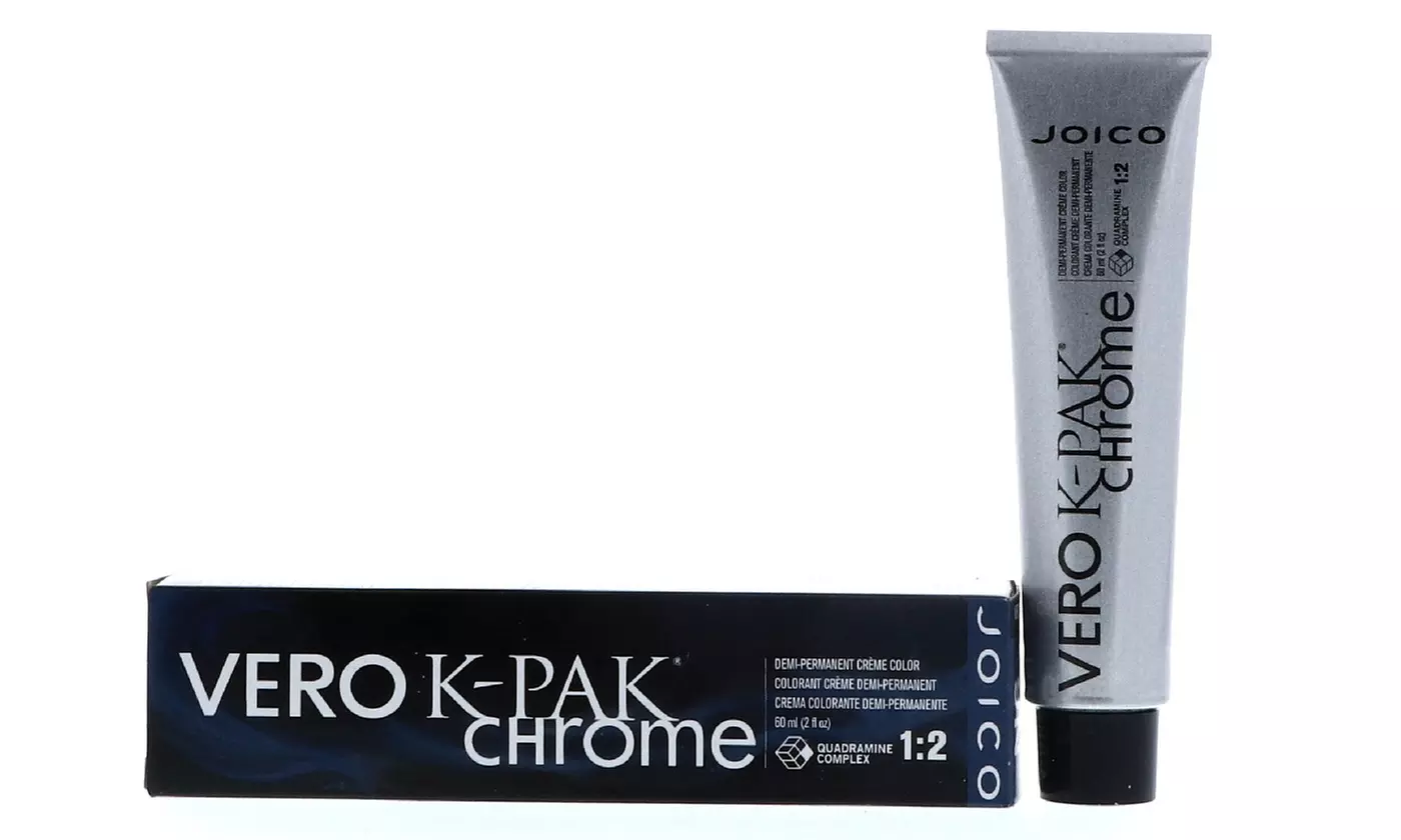 Joico Vero K-Pak Chrome Demi-Permanent Creme Color N6, Caramel 2.0 oz - Second Medium