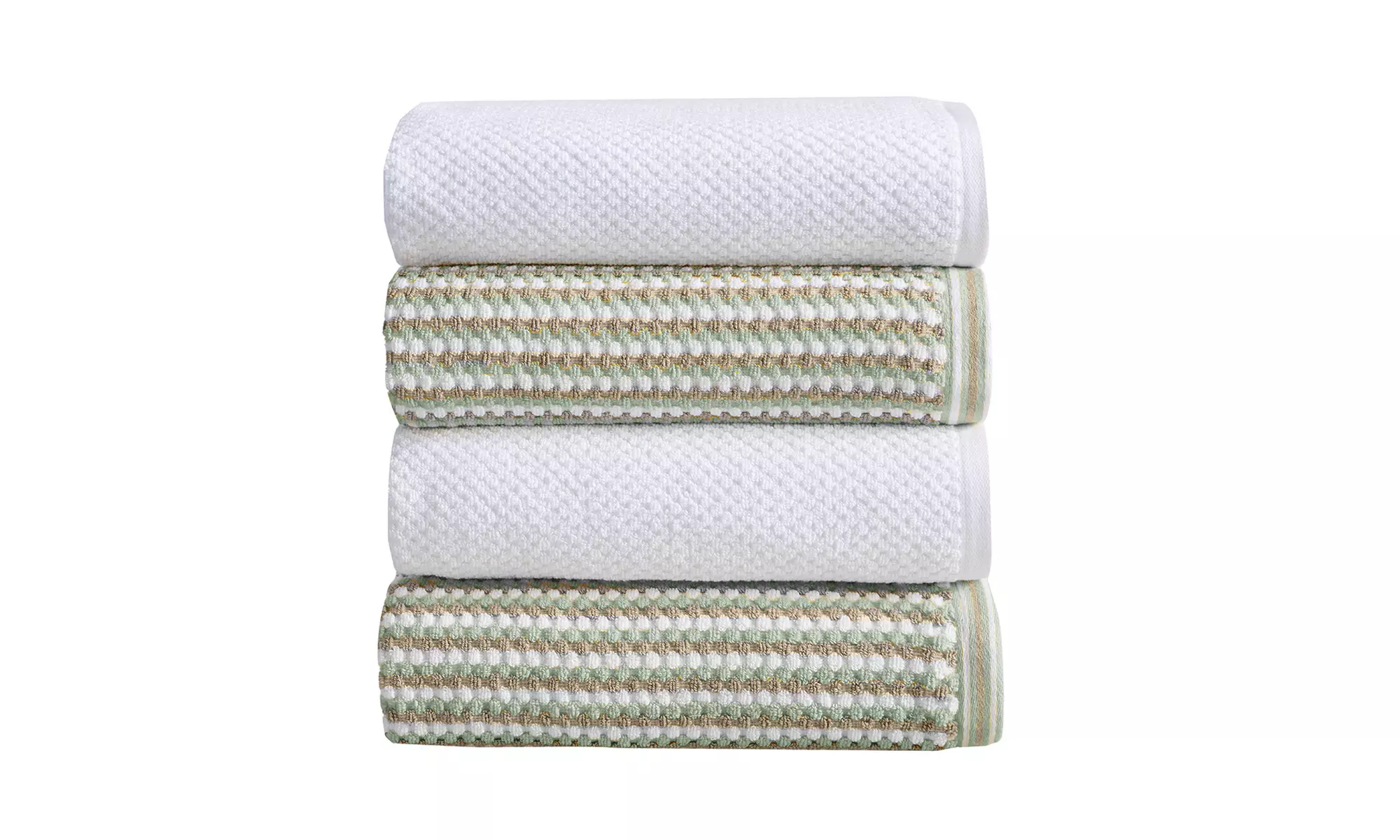 100% Cotton Premium Multi-Colored Bath Towel Set