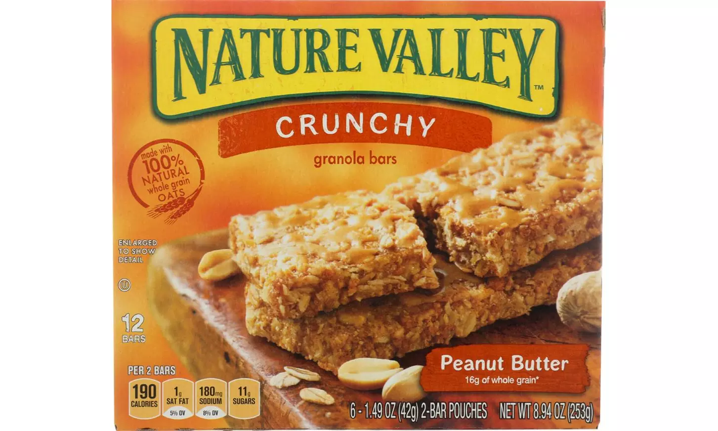 Gran Bar - Crunchy Peanut Butter ( 12 - 8.94 OZ ) - Primary Image