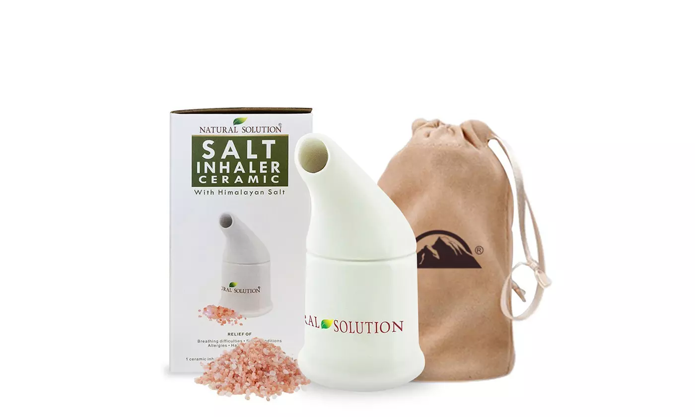 Himalayan Pink Salt Inhaler Therapy Inhaler for Asthma and Allergies - Primary Image