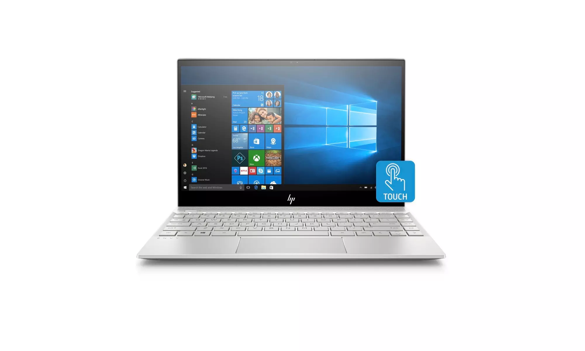 HP ENVY 13.3-inch 4K Touch Intel i7-8565U 16GB 1TB SSD Win 10 Notebook (Renewed) - Primary Image