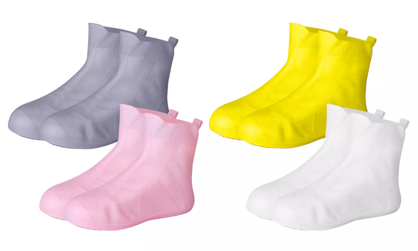 N'POLAR Waterproof Shoe Covers Reusable Non-Slip Overshoe Rubber Rain Shoe Cover - Primary Image