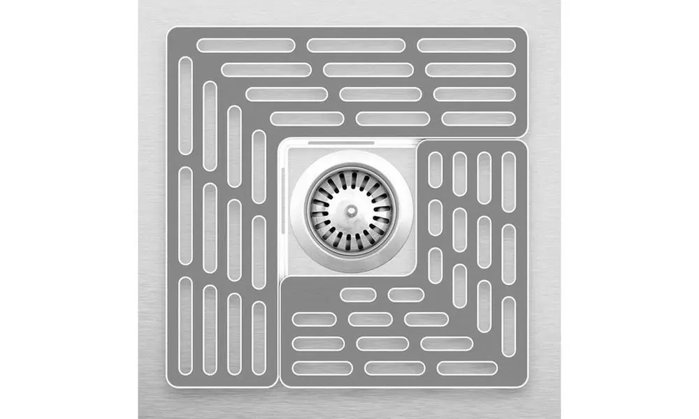 Joseph Joseph SinkSaver Adjustable Sink Protector Mat Two Grid Sections Non Slip - Primary Image