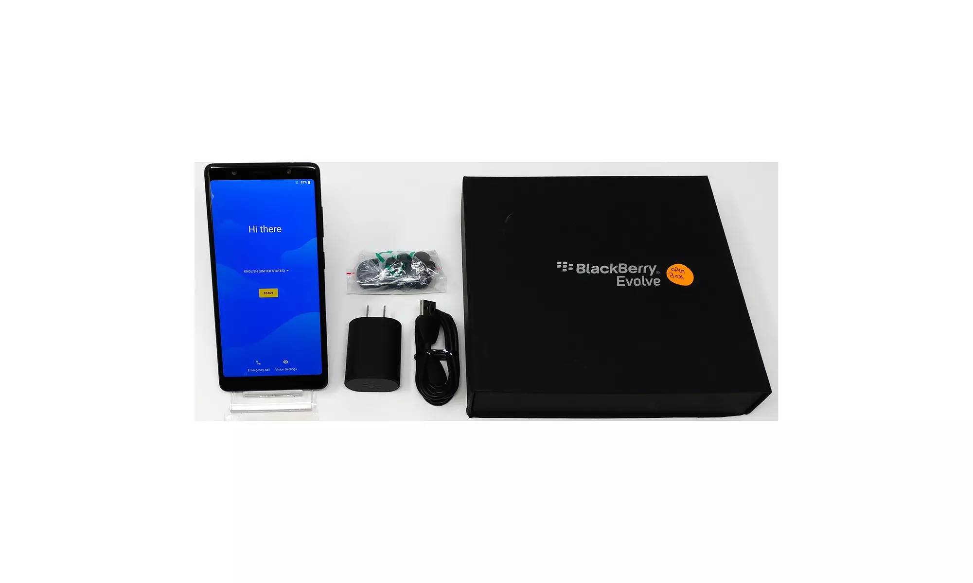 BlackBerry Evolve BBG100-1 64GB 5.99" 13MP Plus 13MP Unlocked Phone - Open Box - Primary Image