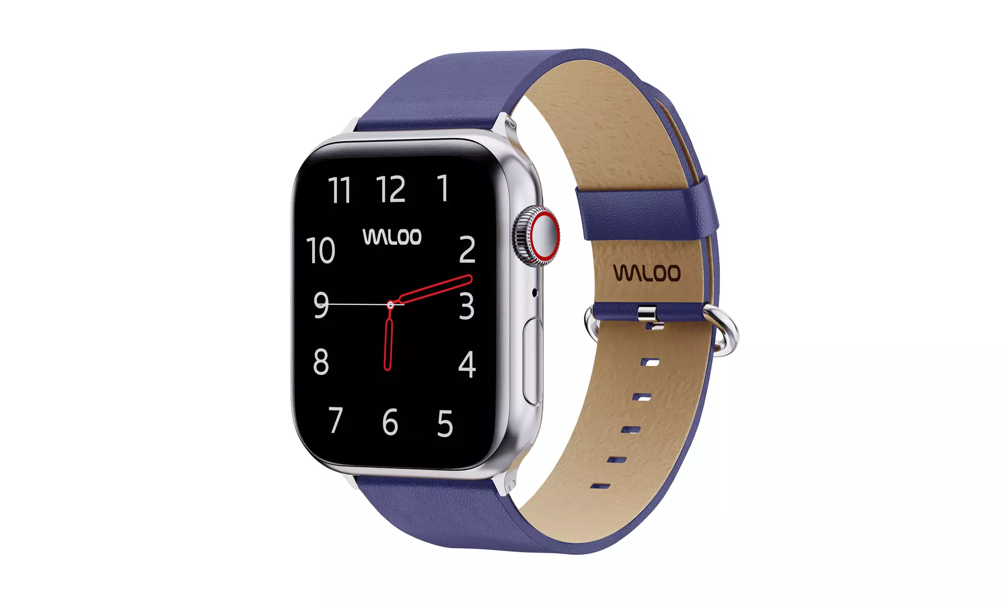 Waloo Leather & Metal Replacement Bands for Apple Watch - All Series