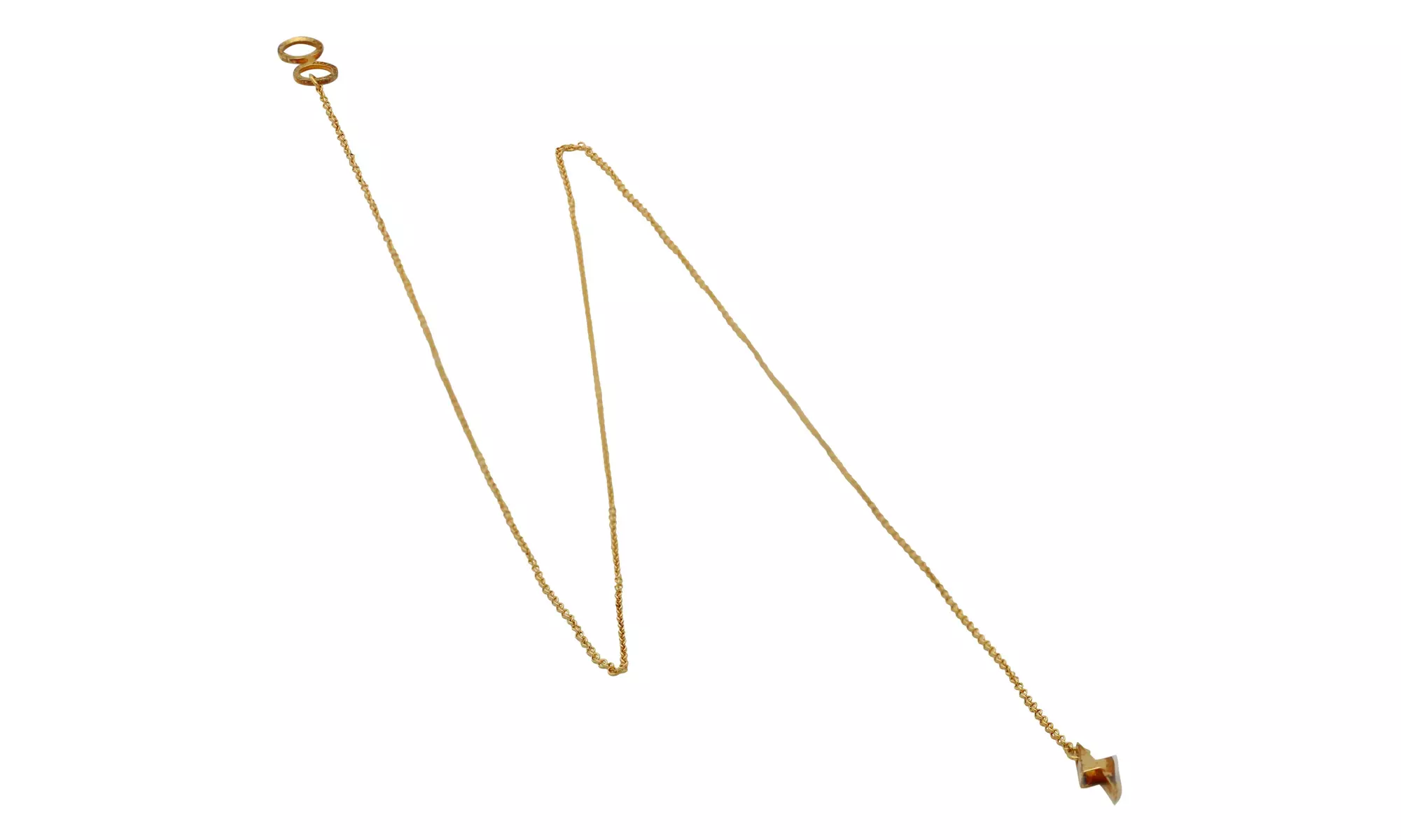 Alex And Ani Harry Potter Glasses Lariat 18 in Necklace - 14kt Gold Plated - Second Medium