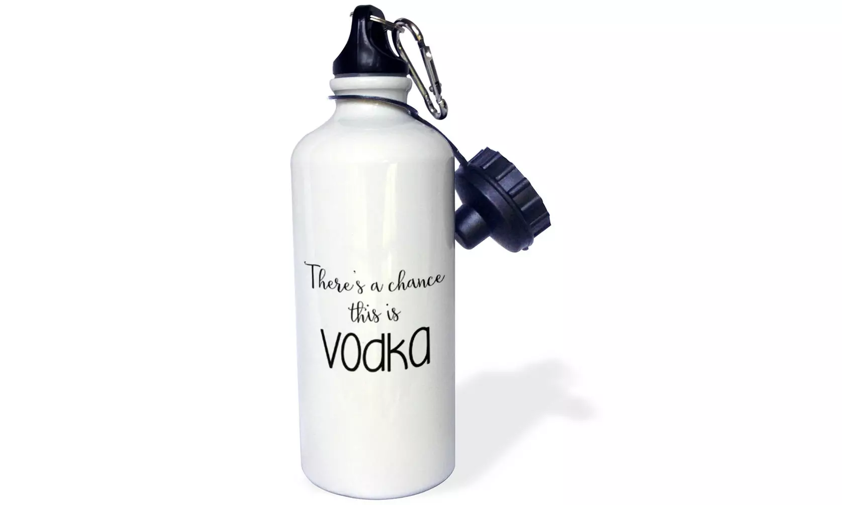  Straw Water Bottle Theres A Chance This is Vodka  - Second Medium