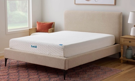 Lucid 10 Gel Memory Foam Mattress Twin Plush 10in Mattress Only