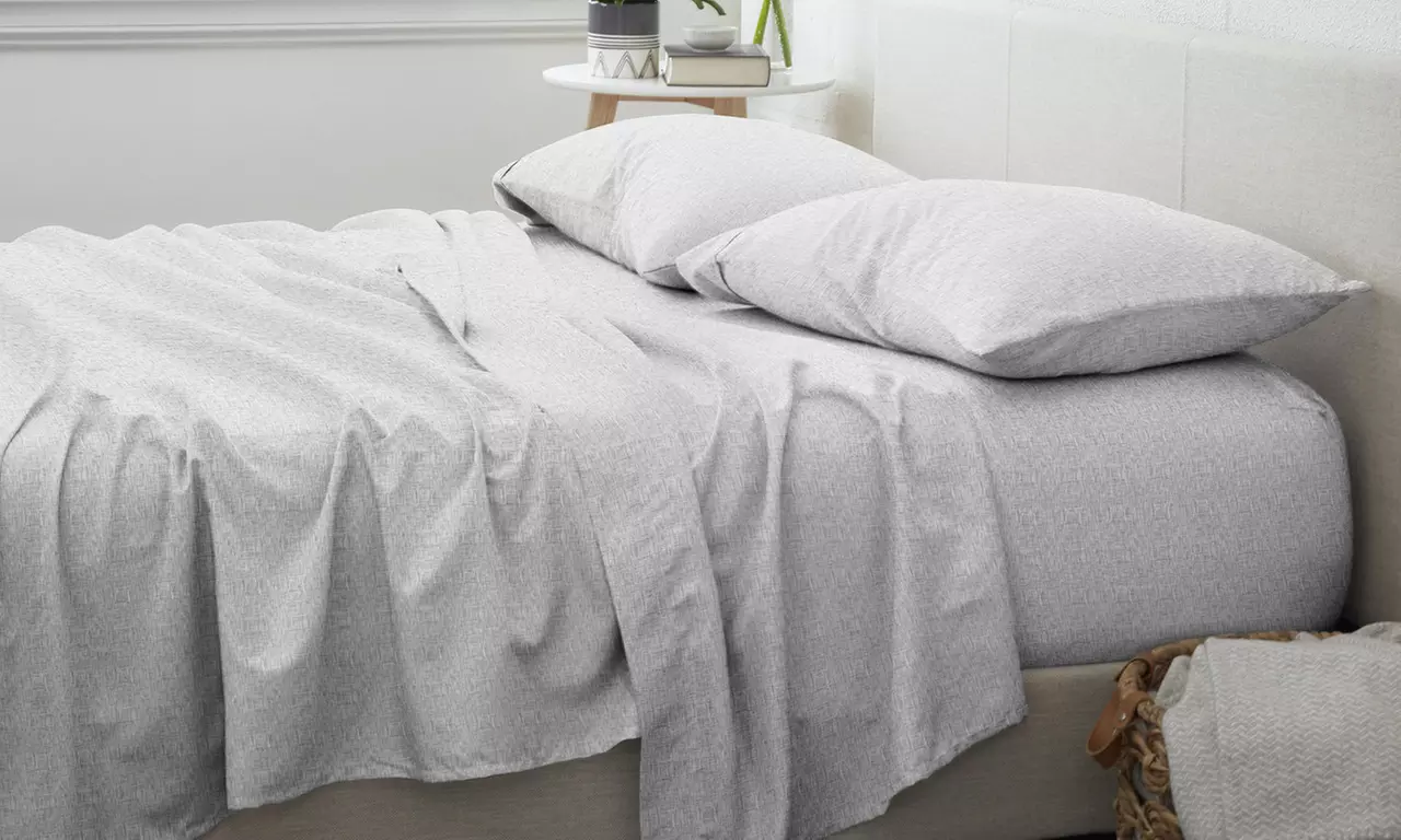 Home Collection Premium Ultra Soft Pattern 4 Piece Bed Sheets Set