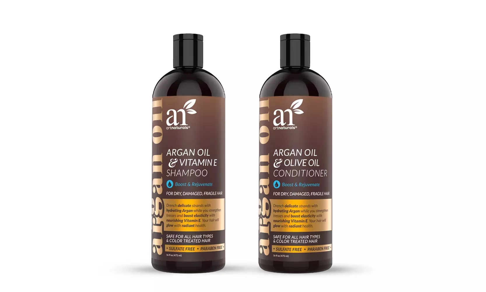 Artnaturals Argan Hair Growth Therapy Shampoo & Conditioner Set (2 x 16 Fl Oz) - Primary Image