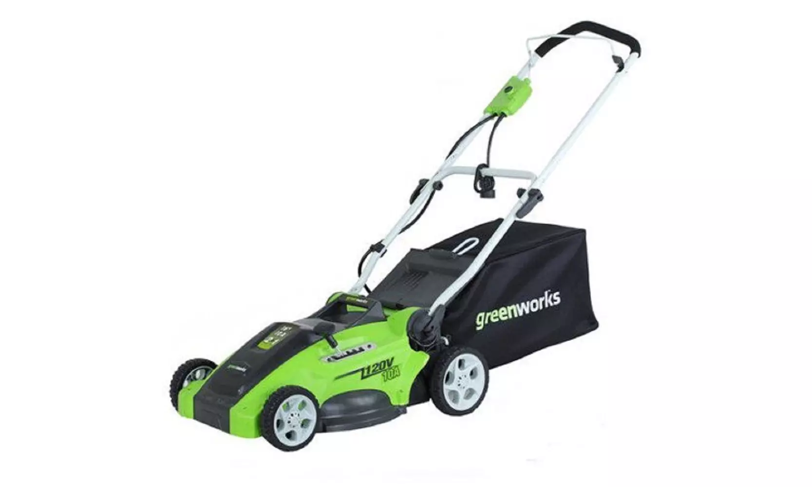 Greenworks 16-Inch 10 Amp Corded Electric Lawn Mower 25142 - Primary Image