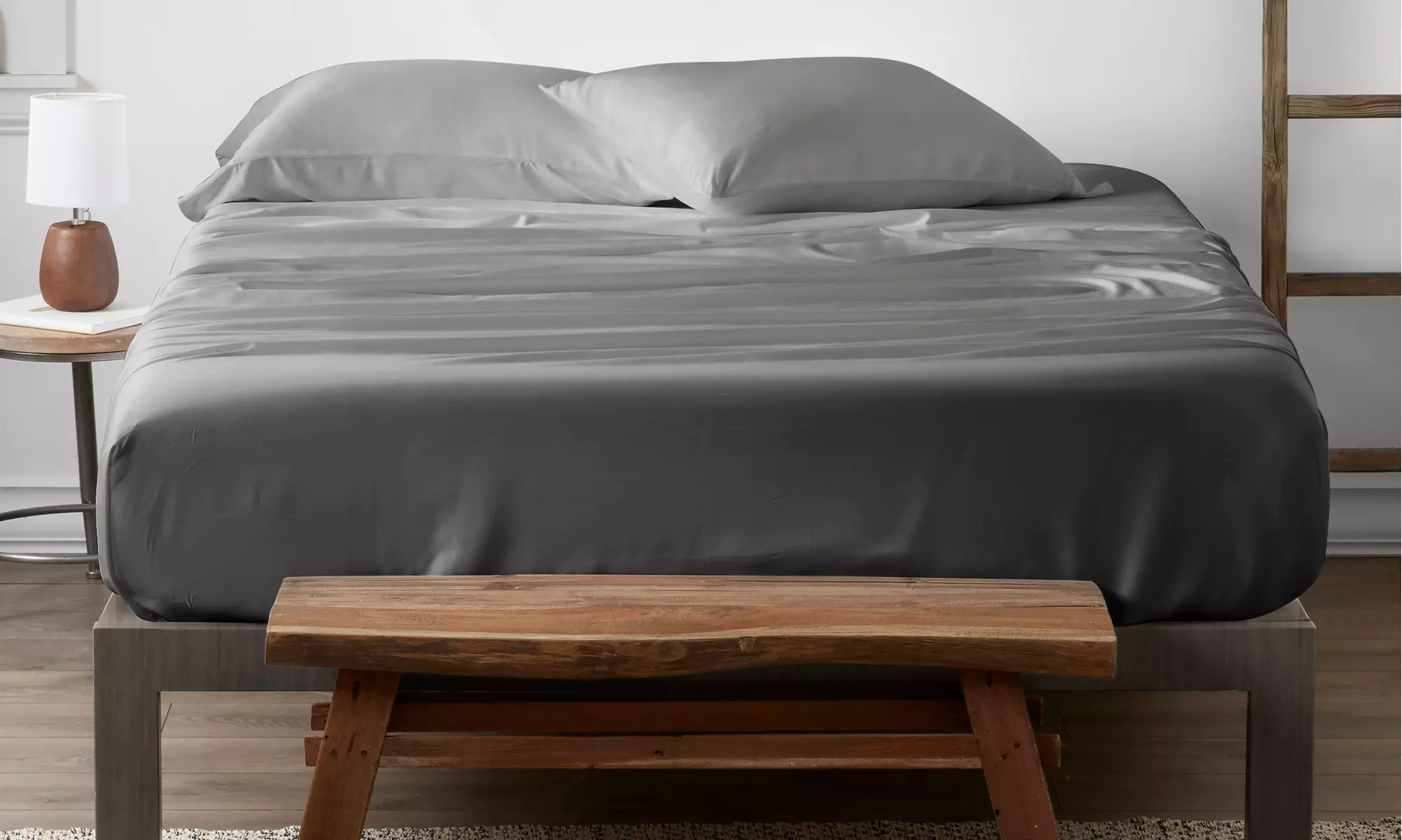 Merit Linens Premium Bamboo 4 Piece Luxury Bed Sheet Set