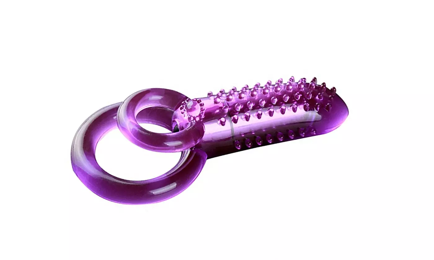 Dildo Vibrator Double Penetrator Strap Ring Adult Sex Toy - Second Medium