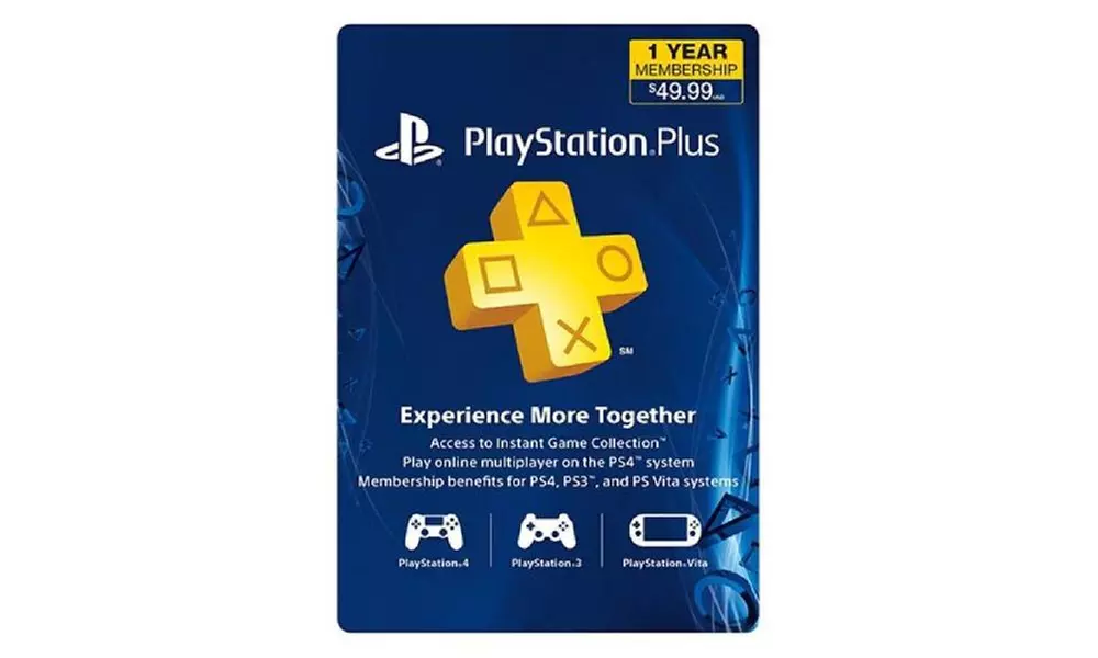 Sony Psn Live Subscription Card 12 Month Membership For Ps3/ps4/psvita - Second Medium