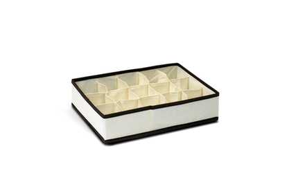 Furinno 12285IV Non-Woven Fabric 3x5 Soft Storage Organizer, Ivory