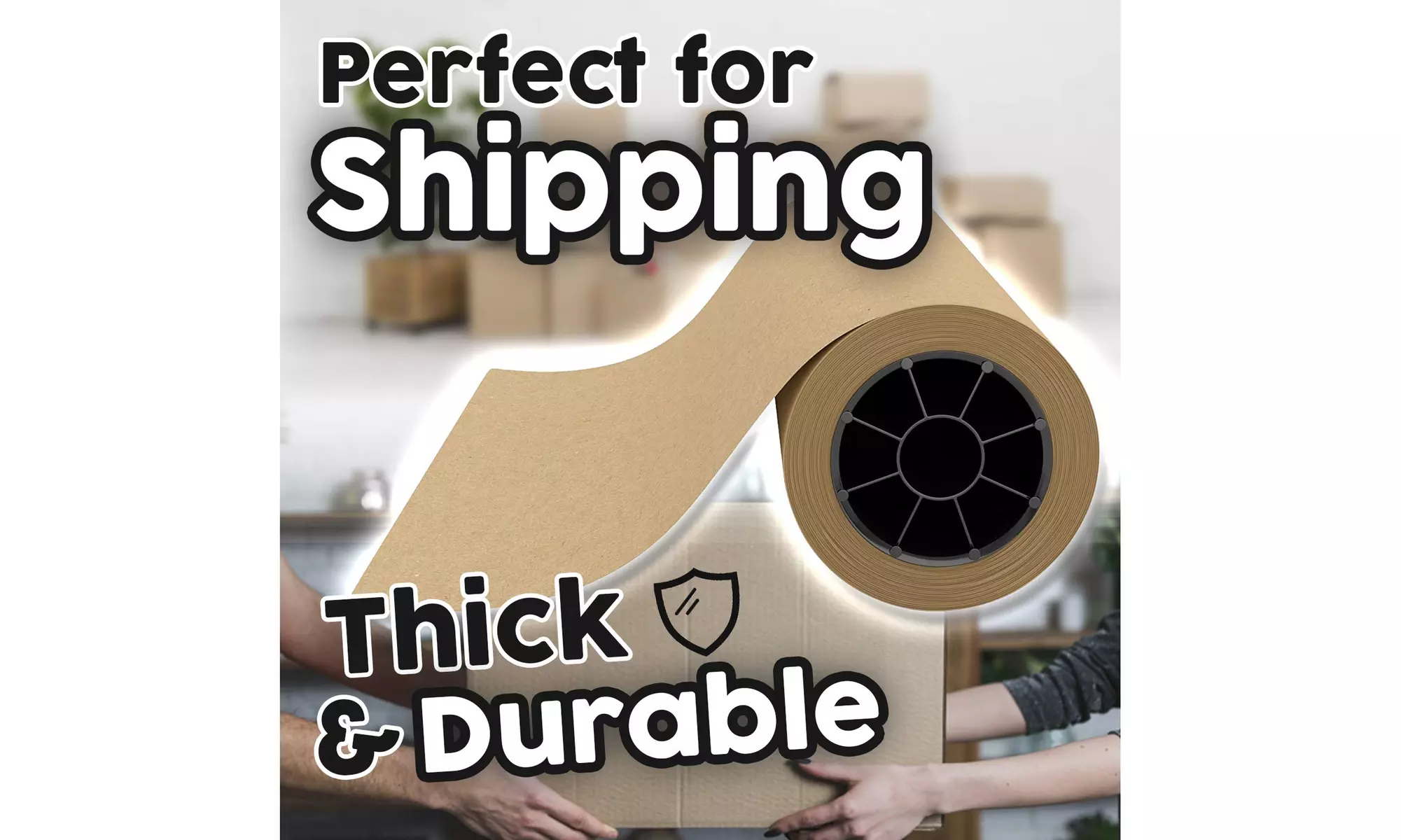 Brown Kraft Paper Roll - 36" x 1200" (100 ft) - Primary Image