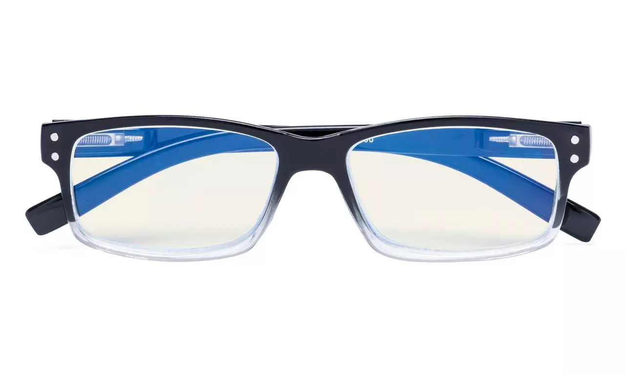 Eyekepper Spring Hinge Two-Tone Color Computer Glasses Readers Reading Glasses - Second Medium