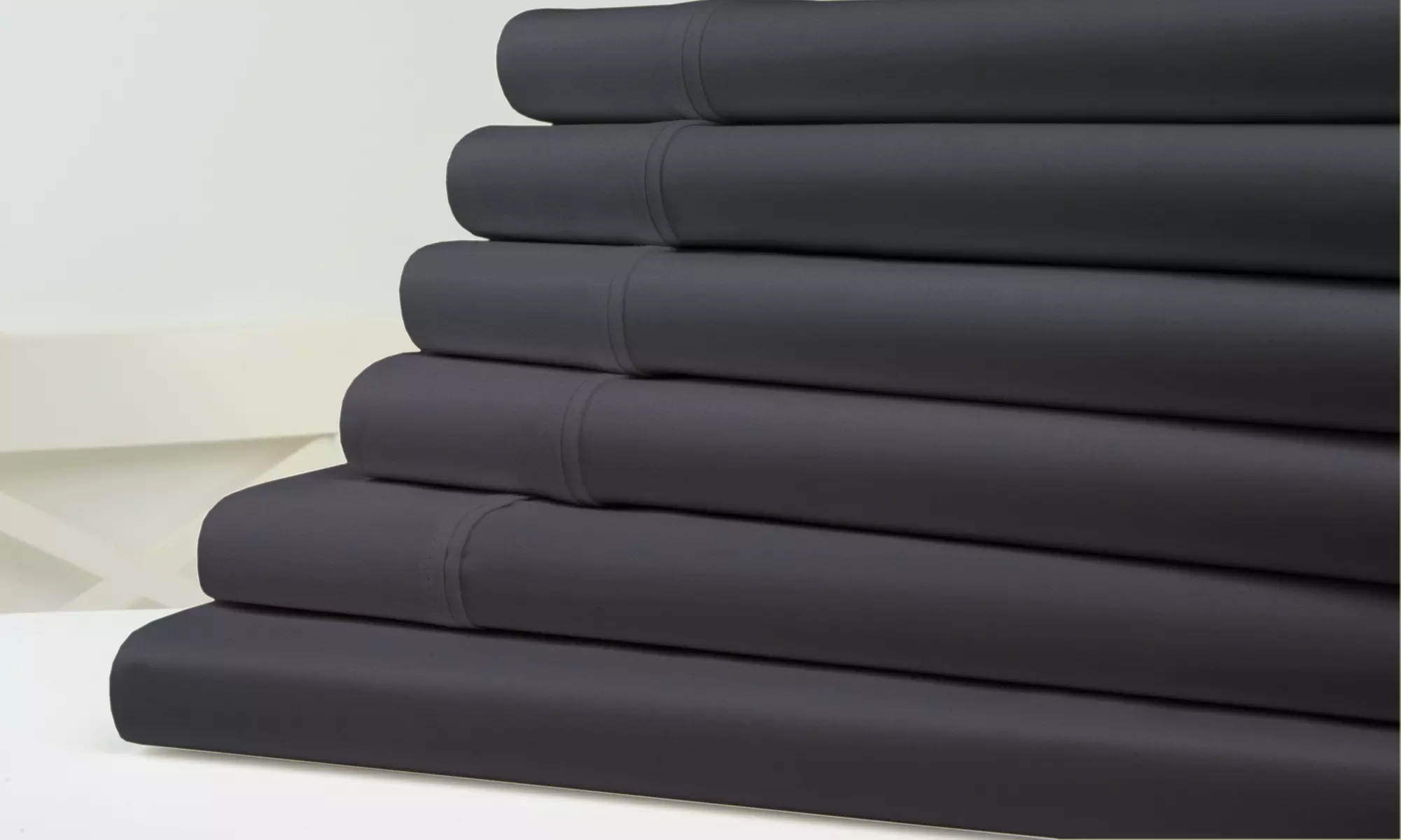 Kathy Ireland 1500 Thread Count Bamboo Cotton 6 Pc Sheet Set