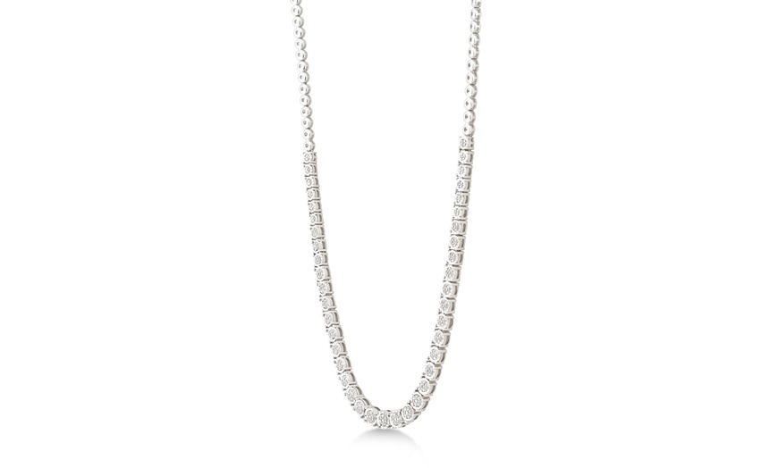 Up To 81% Off on 1/3 Carat Round Diamond Neckl... | Groupon Goods